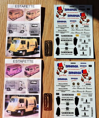 Decals estafette publicitaire - decals,