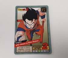 CARTE DRAGON BALL Z Power Level 2 N°670 FR Songoku Attaque au Bâton Magique /3