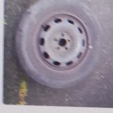 1 jante tole VOLKSWAGEN golf 4 de 2001 avec pneu dunlop