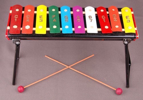 Vtg xylophone deluxe - vtg, xylophone-w/