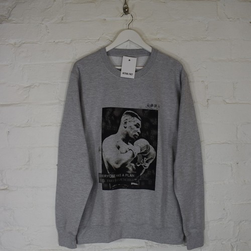 Pull sweat col - cou, gris