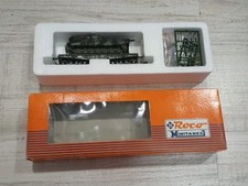 ROCO - DB - WAGON  PORTE CHAR " LEOPARD  2 "  - Ech HO - Ref 802  - SUPERBE -