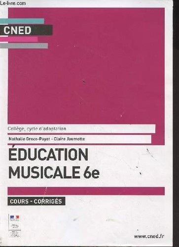 Cned education musicale 6e - education,