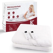 Surmatelas Chauffant 2 placesArrêt Automatique 2 Zones De Température170x150c...