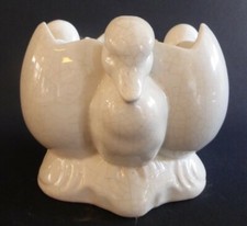 VASE 3 CANETONS STYLE ART DECO