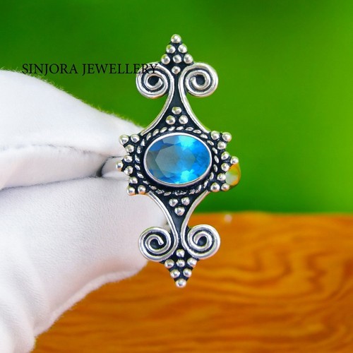 Bague pierre précieuse topaze