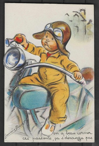 Carte postale germaine - postale,