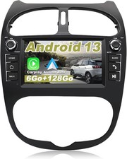 Autoradio [6 Go + 128 Go] pour Peugeot 206 206cc (2002-2010) , Awesafe JS24012D