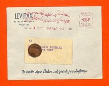 PARIS (MAGENTA) MEUBLES LEVITAN / ENVELOPPE VIDE 1955