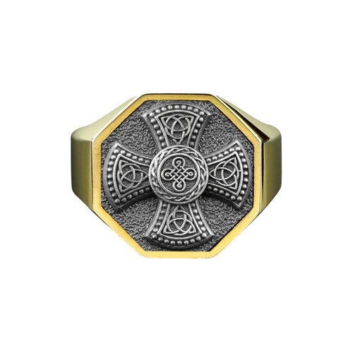 Bague homme nœud celtique - , en