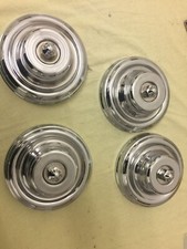 Enjoliveurs (4 Pièces) Boulons Roues Fiat Baby-Foot Aluminium Complet De Écrou