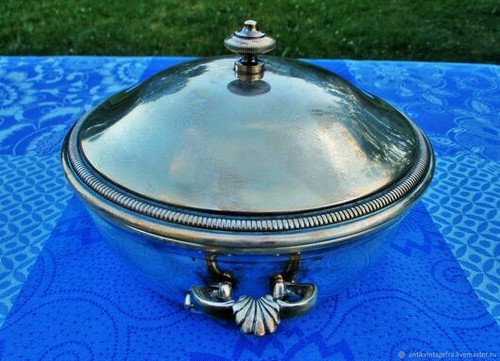 Soupière ancienne avec - soupière,