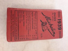 Guide rouge michelin 1939 - guide,