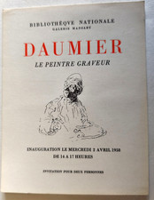 CARTON D'INVITATION - Daumier