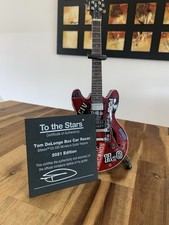 Bling 182 Tom Delonge miniature Guitar Box Car Racer Gibson ES-335 2021