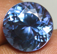 Gemmes rondes naturelles 11,15 ct certifiées Brésil changement de couleur Ale...