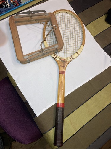 Ancien rare raquette tennis - de,