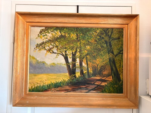 Grand tableau peinture huile - grand,