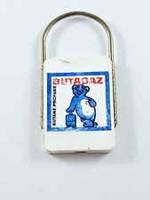 PORTE-CLES - BUTAGAZ 1990s - Logo Vintage - GAZ Butane Propane - OURSON -
