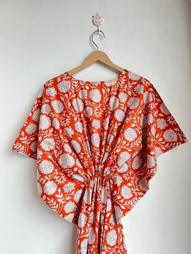 100 coton caftan indien fait - caftan,