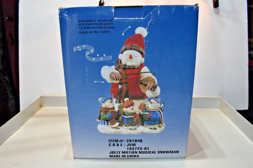 Jolly motion musical snowman - jolly,