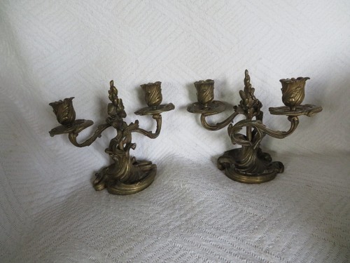 Ancienne paire bougeoir - de,