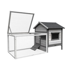 Clapier lapin 146x75x83cm - clapier,