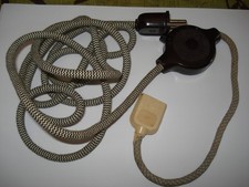 Ancienne Prise de Machine à Coudre avec Interrupteur 4A en Bakélite 3 Vitesses