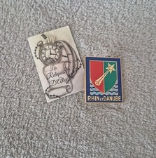 Insigne / pucelle 1 ère armée Rhin et Danube Arthus Bertrand éditions Atlas (a)