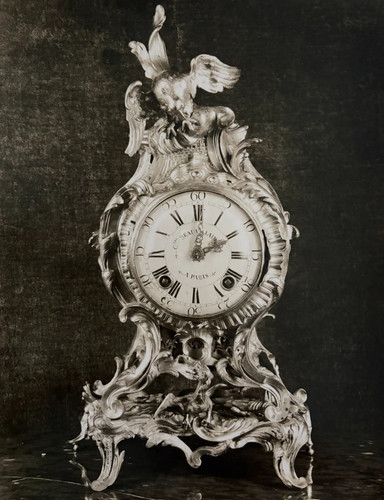 Photographie pendule bronze - pendule,