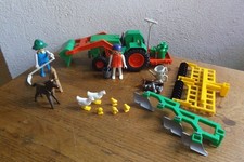 Playmobil tracteur vert 3500 vintage et accessoires
