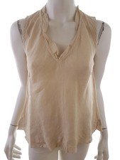 Completo lino by Arthurio  T. S Beige Blouse Lin Sans manches