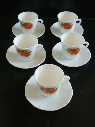 Service tasses café - 5, avec