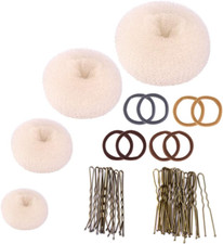 4 Pcs Donut Bun Accessoires De