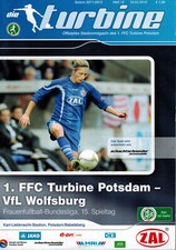 Football féminin 1er FFC turbine Potsdam 2011/2012 livret 12