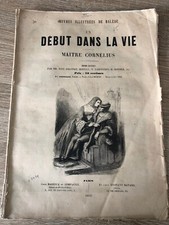 Oeuvres illustrées BALZAC Un Début dans la Vie / Maitre Cornélius MARESCQ (1851)