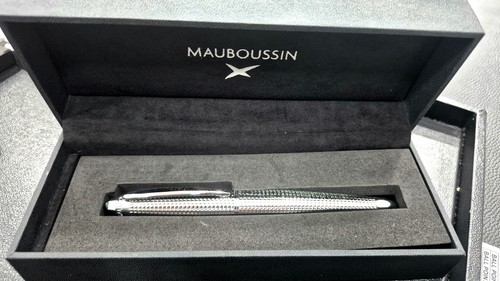 Stylo roller acier mauboussin - stylo,