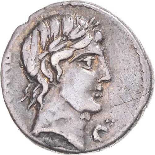 Monnaie vibia denier 90 bc - vibia,, denier,