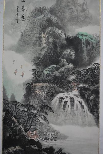 Tableau chinois suspendu - tableau,
