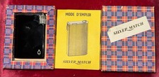 VINTAGE BRIQUET SILVER MATCH "