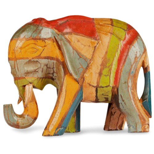 éléphant bois sculpté à - Éléphant,