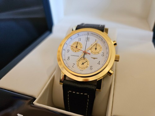 Chronographe suisse longines - chronographe,