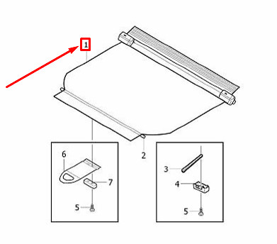 Cache bagages pour coffre - cache-bagages,