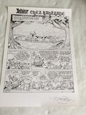 Sérigraphie Astérix chez