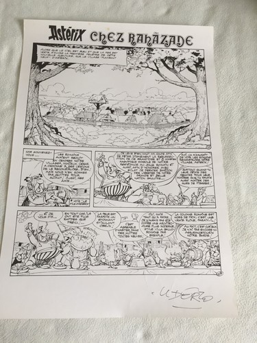 Sérigraphie astérix chez - sérigraphie,