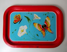 Plateau papillons en métal