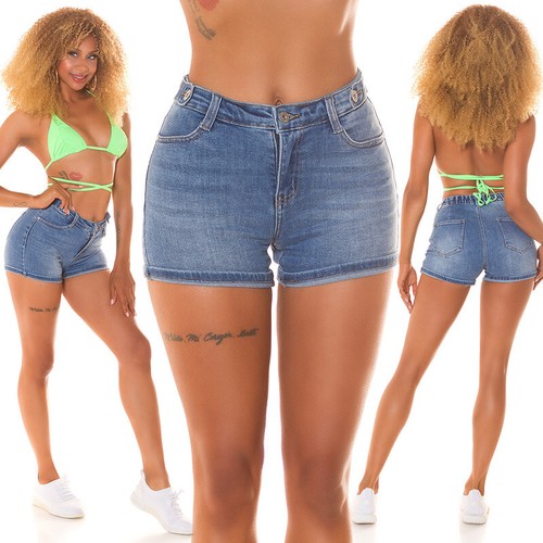 Short pantaloncino jean femme - short,