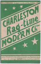 Partition accordéon cuivres ann. 50 - 2 charlestons de Max ROBINS et une valse