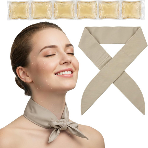 Cooling neck wrap with gel - neck, ice