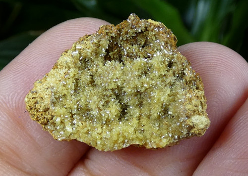 Micro minéral mimétite jaune - mimétite,